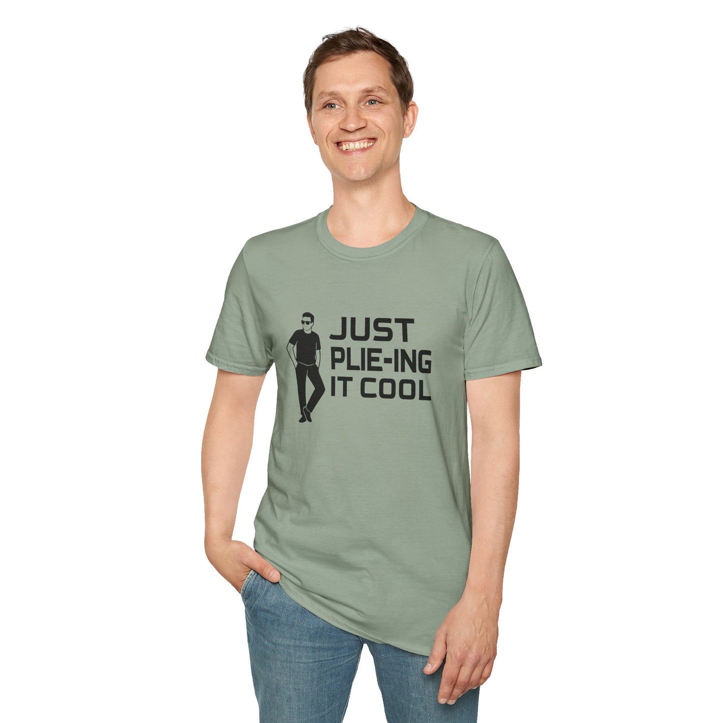 Plie-ing It Cool Dance Dad T-Shirt