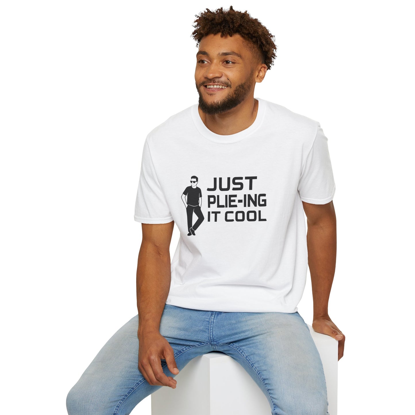 Plie-ing It Cool Dance Dad T-Shirt