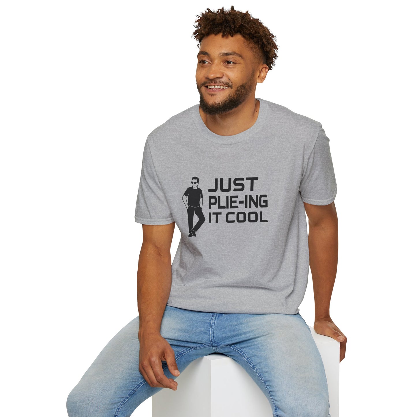 Plie-ing It Cool Dance Dad T-Shirt