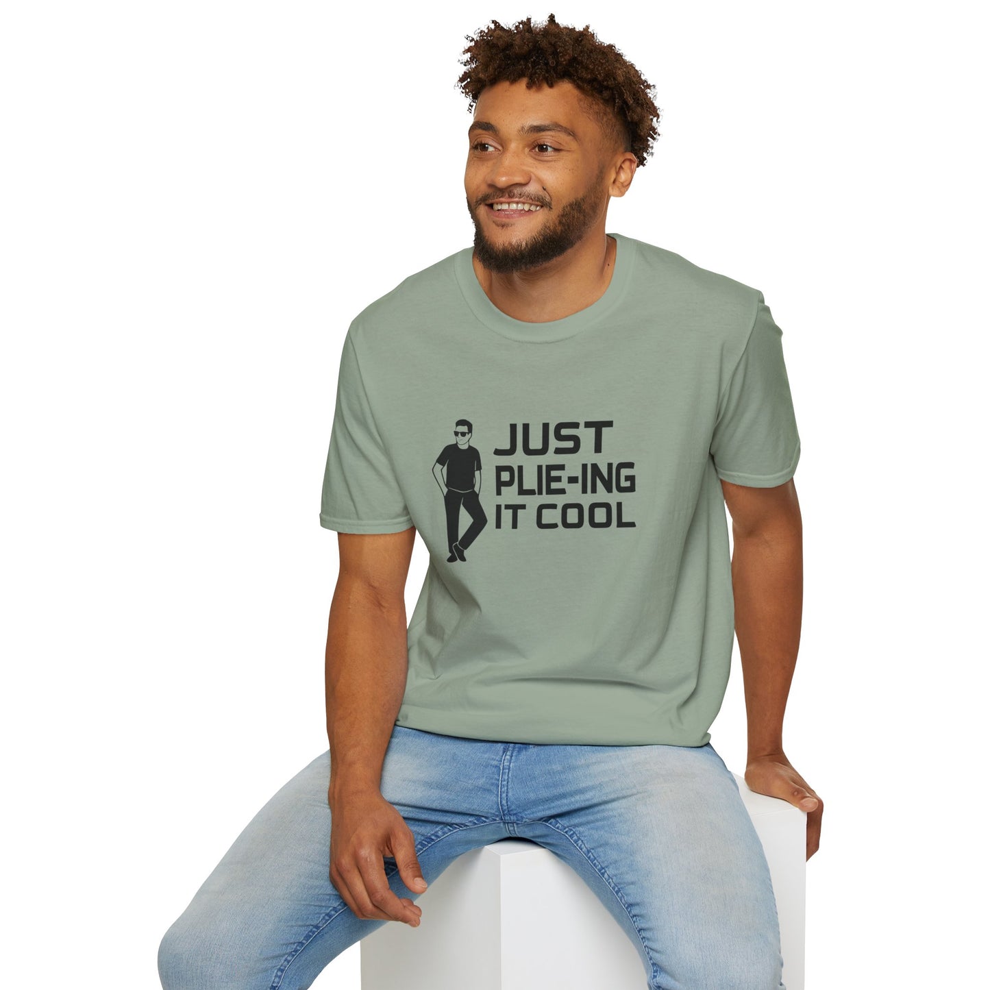 Plie-ing It Cool Dance Dad T-Shirt