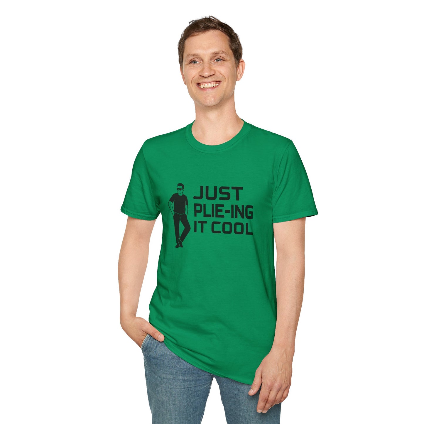 Plie-ing It Cool Dance Dad T-Shirt