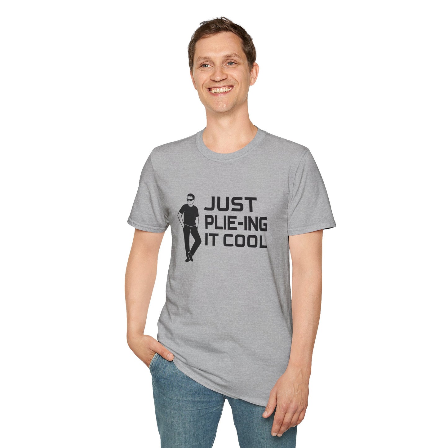 Plie-ing It Cool Dance Dad T-Shirt