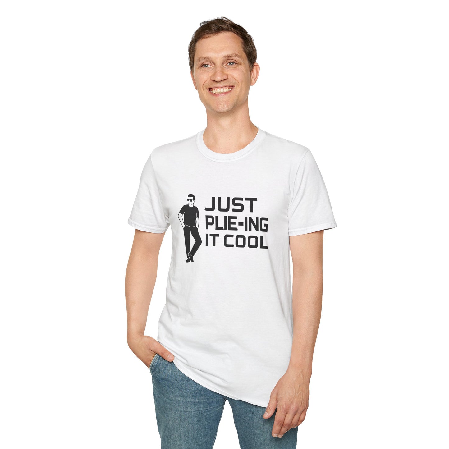 Plie-ing It Cool Dance Dad T-Shirt