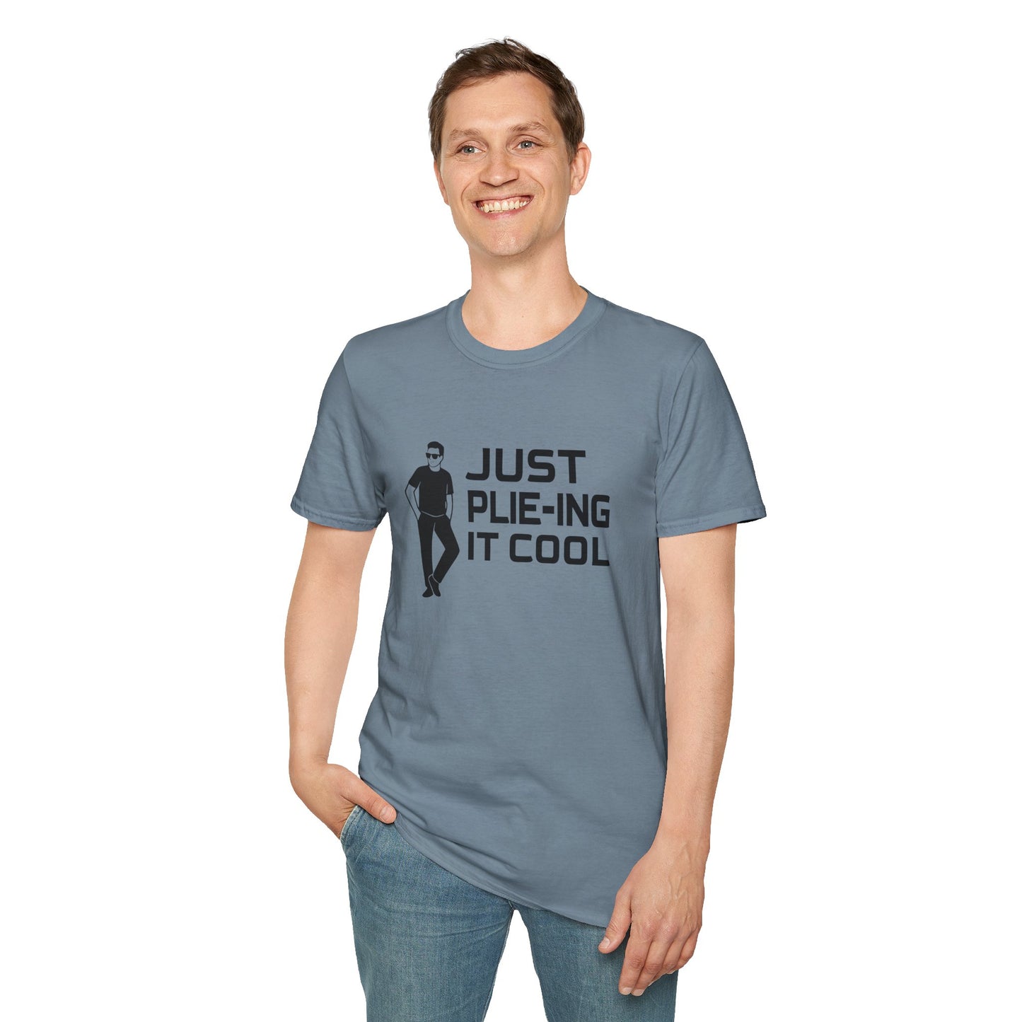Plie-ing It Cool Dance Dad T-Shirt